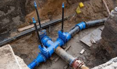 commercial water line repair